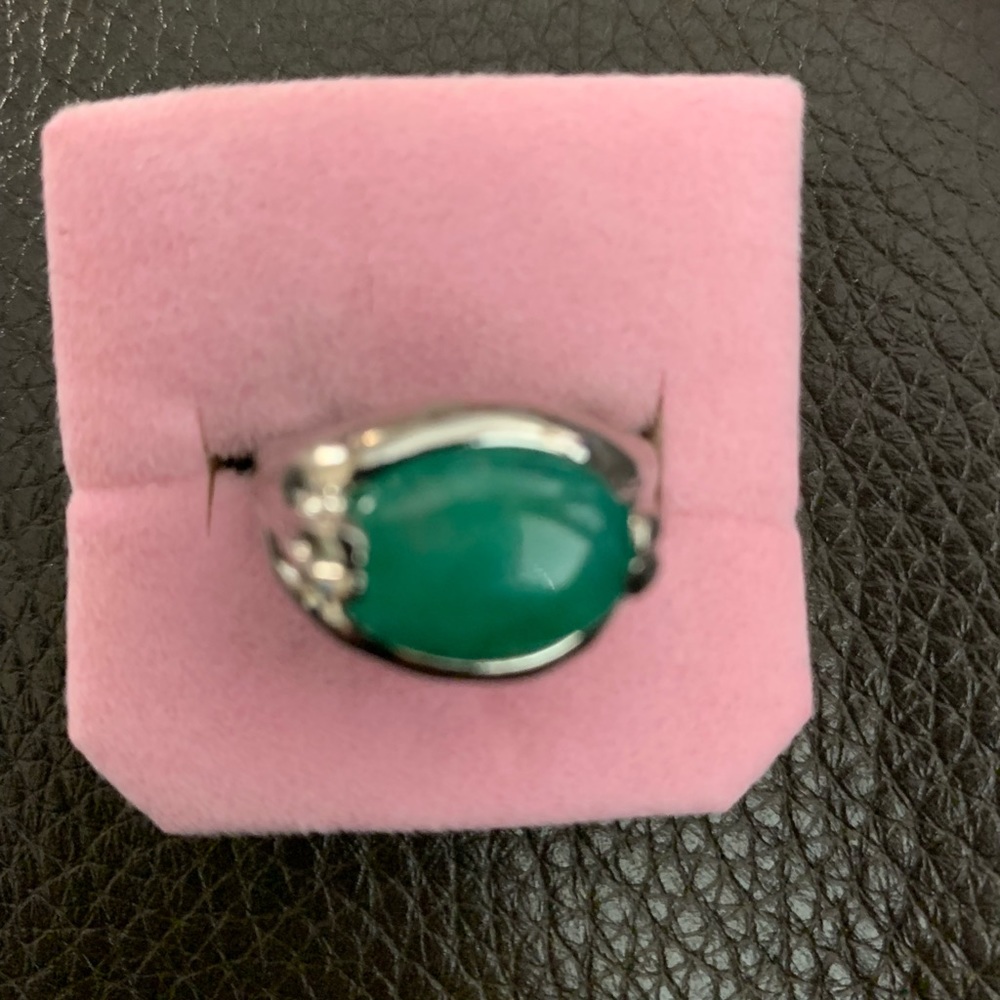 Silver plated ring